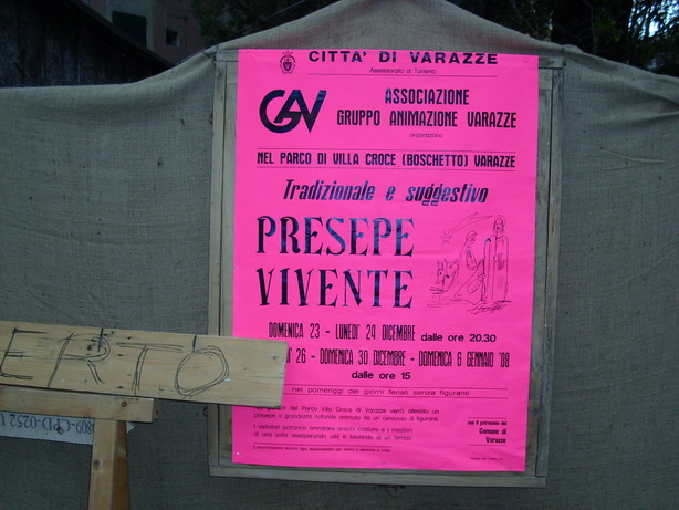 Locandina 13° edizione del Presepe Vivente a San Nazario 2007