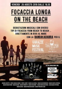 Varazze.26.08.2016.Focaccia-Longa-on-the-Beach