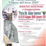 Carcare Savona 36° premio nazionale l'Alpino dell'anno 2009