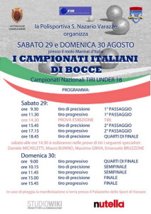 Varazze.29-30.08.2015.Campionati-italiani-maschili-di-Bocce-Under-18